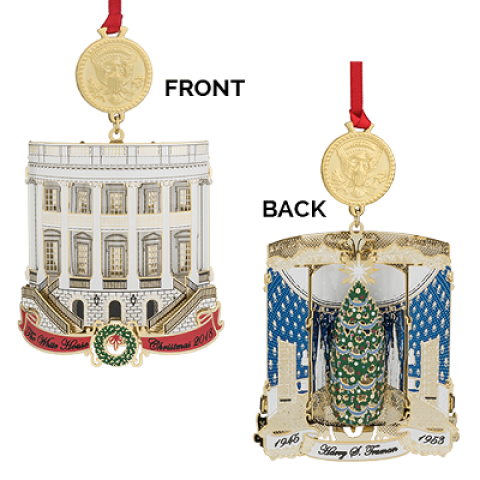 2018 White House Historical Christmas Ornament - Harry S Truman